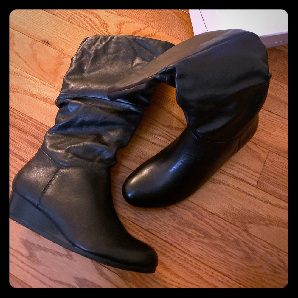 Aldo Black Maddalena Knee Boots